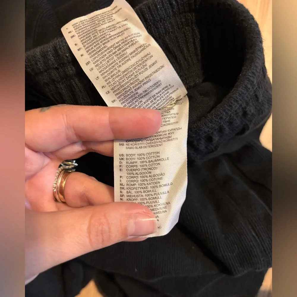 Adidas Black Sweatpant Joggers - Picture 8 of 8